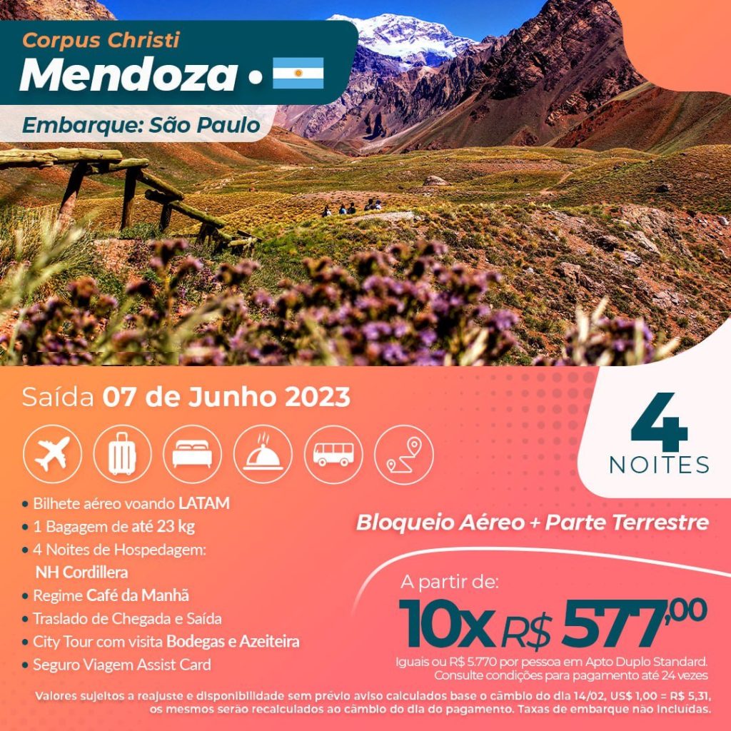 Pacote viagem Mendoza
